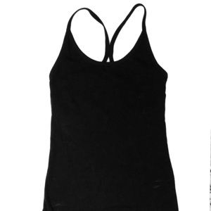 Black Racerback Tank Top